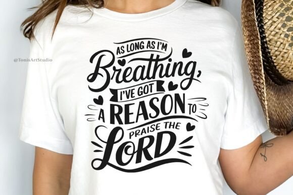 As Long As I m Breathing SVG Religious