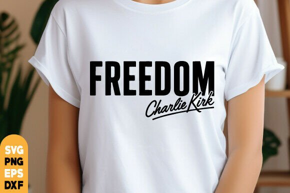 Charlie Kirk Freedom Sweatshirt Svg Png Review for Real Projects