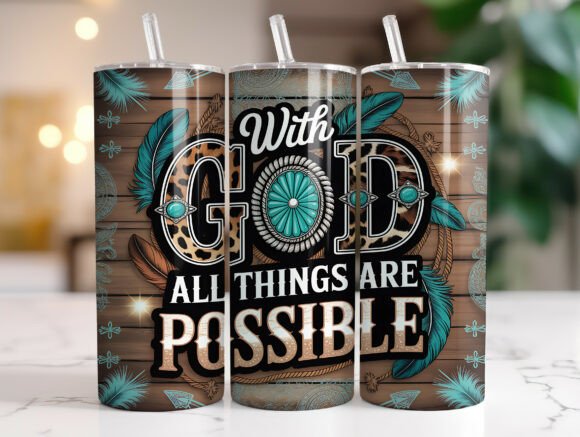 Christian Faith Quote Tumbler Wrap Review for Embroidery Projects