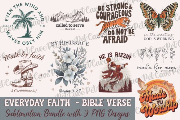 Everyday Faith Bible Verse PNG Bundle Review for Real Embroidery Projects