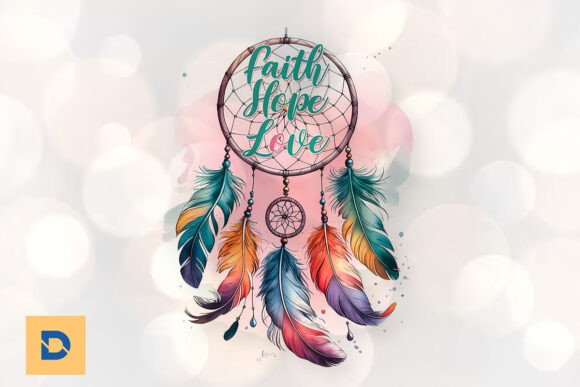 Faith Hope Love Dream Catcher PNG Review for Embroidery Projects