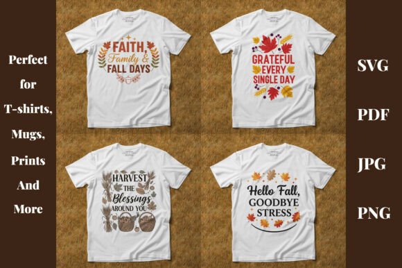 Fall Autumn SVG PNG Bundle – Vol. 27 Review for Real Projects