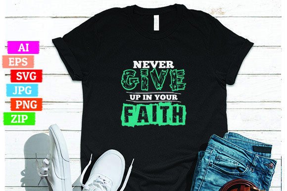 Never Give Up in Your Faith Embroidery Design Review