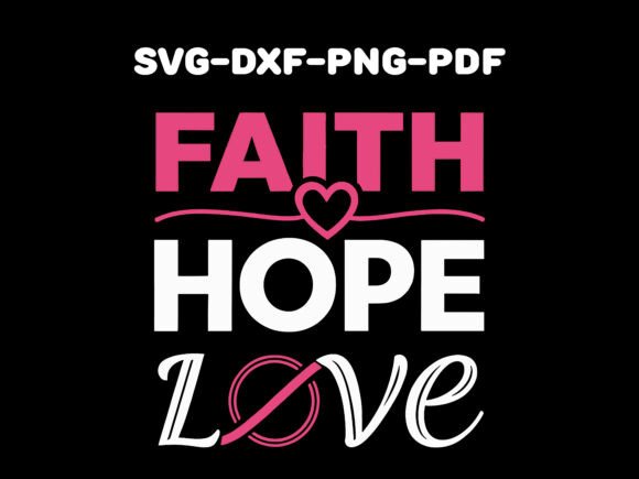 Review of Faith, Hope Love Typography T-shirt Design