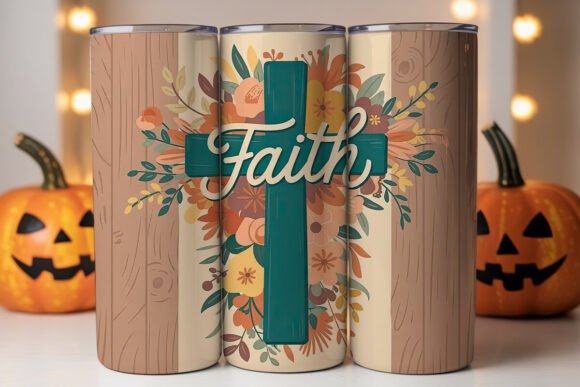 Rustic Faith Floral Cross Tumbler Wrap Design Review