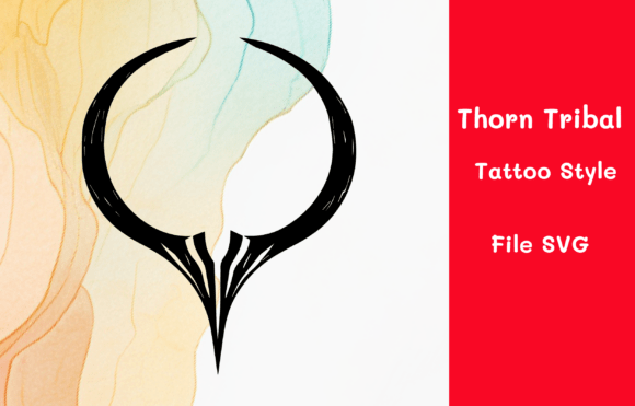Thorn Tribal Faith Tattoo Style: A Bold Embroidery Design for Real Projects