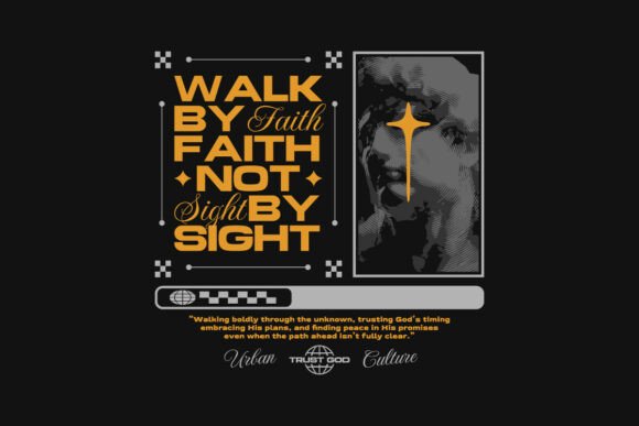 Walk by Faith Christian Quotes T-Shirt Review for Real Projects